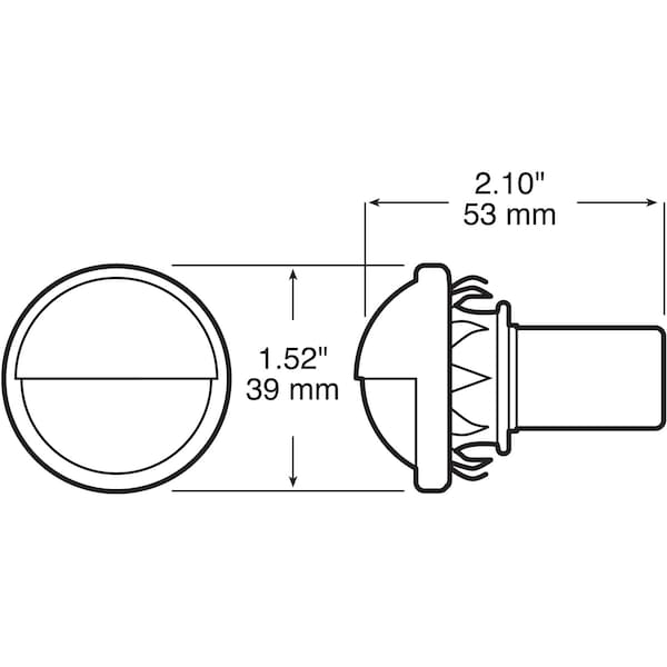 SNAP-IN LICENSE/UTILITY LIGHT